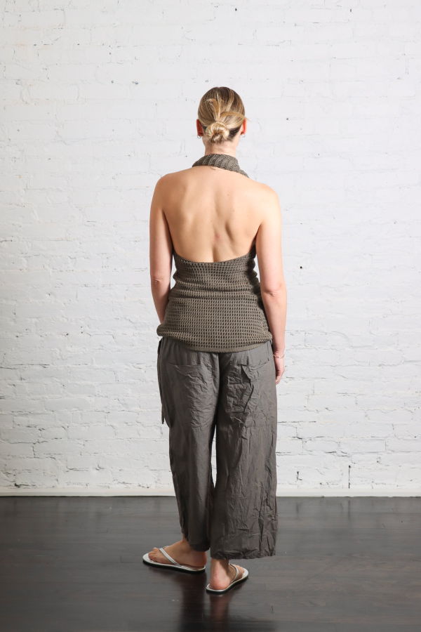 Lauren Manoogian Net Wrap Halter Top