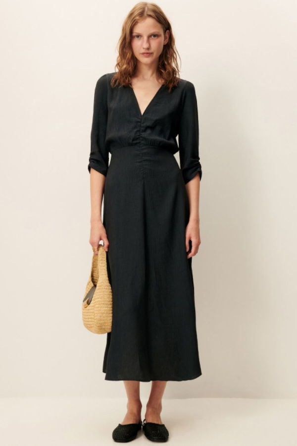 Sessun Nylia V-Neck Midi Dress