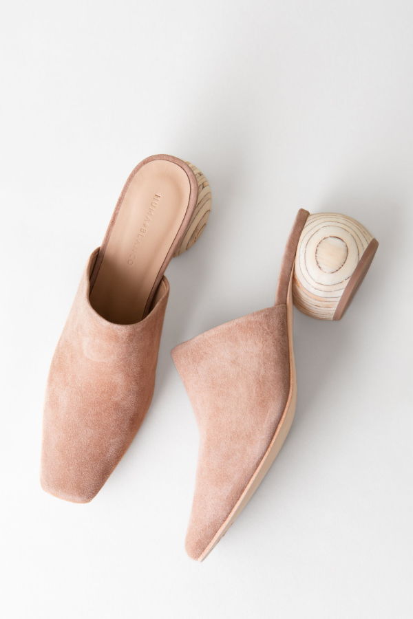 Huma Blanco Mina Heeled Mule