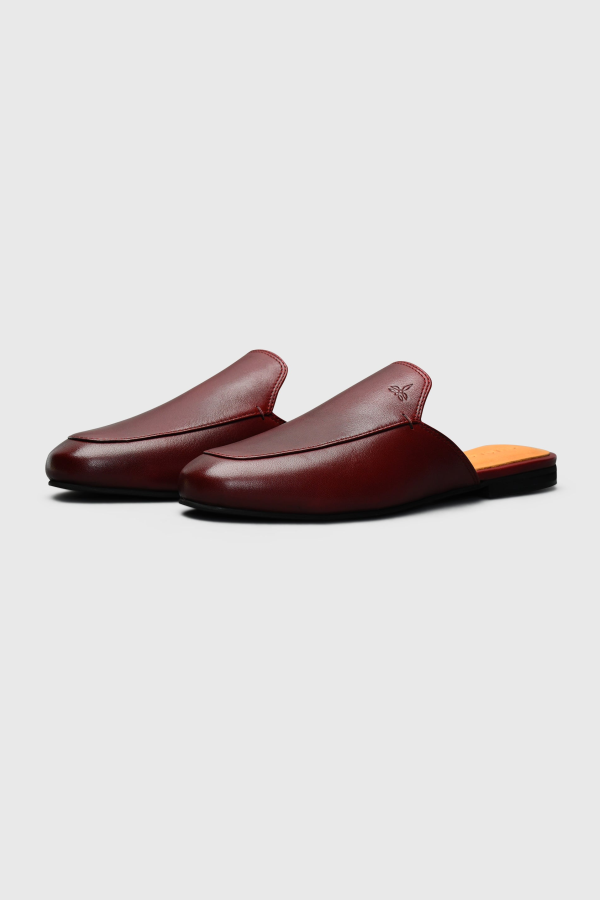 Chappal in Burgundy