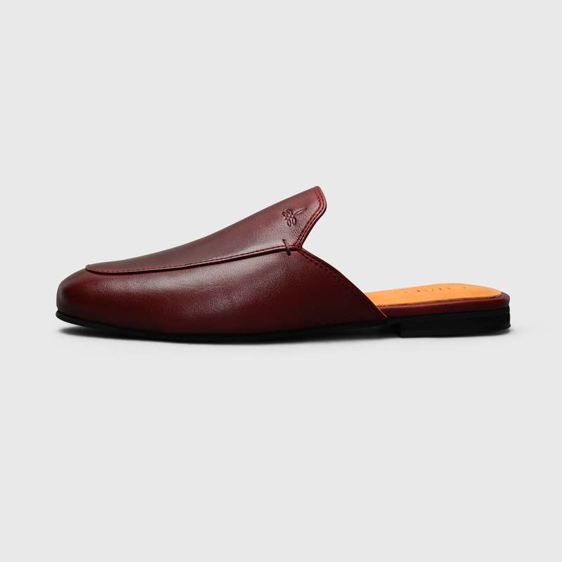 Chappal in Burgundy