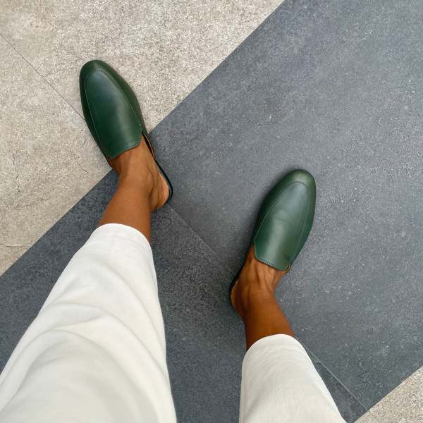 Chappal in Olive
