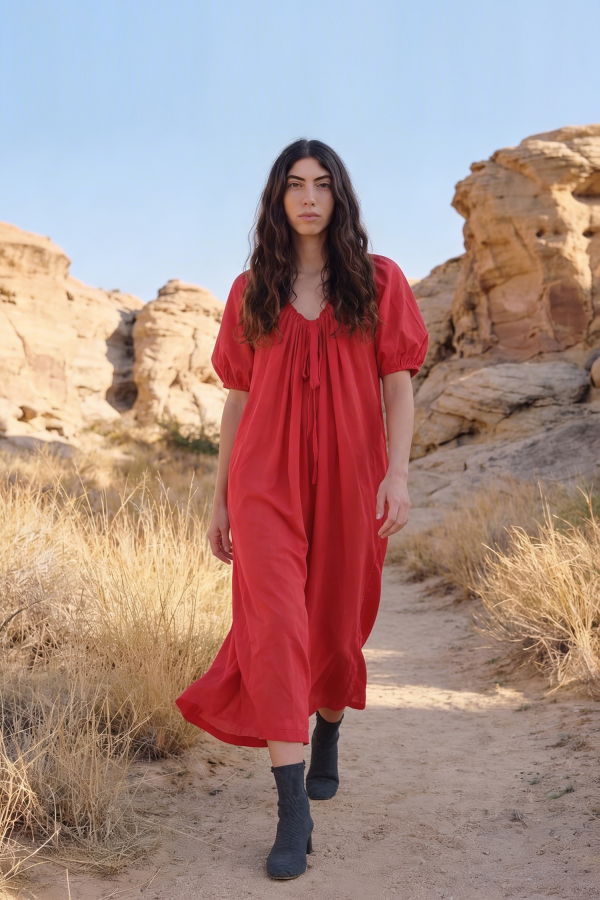 World of Crow Central Park Red Dress