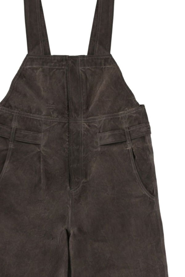 Uma Wang Bib All In One Jumpsuit - Grey Brown