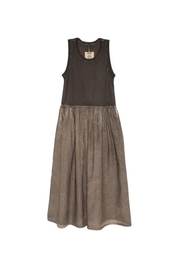 Uma Wang Duma Maxi Dress - Grey Brown