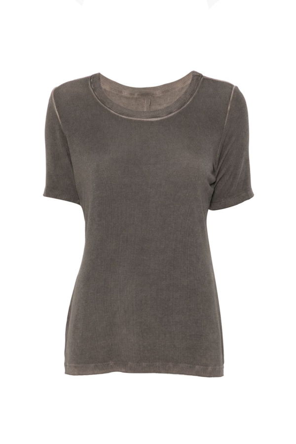 Uma Wang Ribbed T-Shirt - Grey Brown