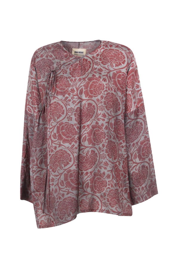 Uma Wang Floral Knitwear - Grey/Red