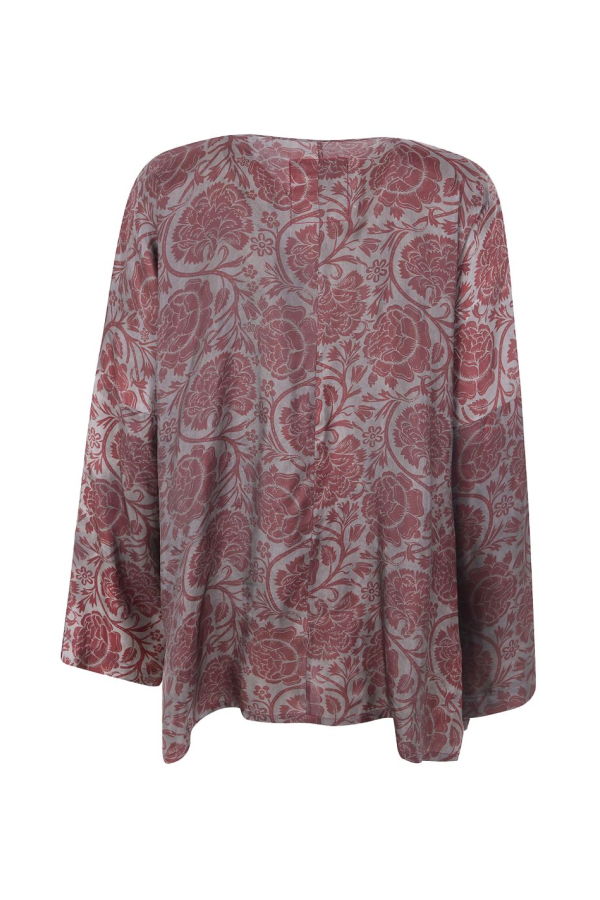 Uma Wang Floral Knitwear - Grey/Red