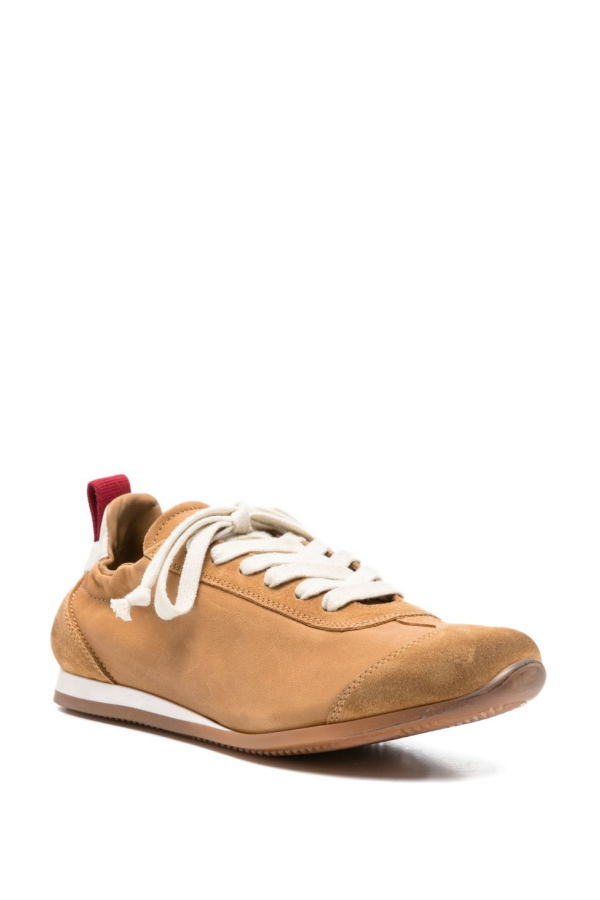 Uma Wang Lace-Up Sneakers - Mustard