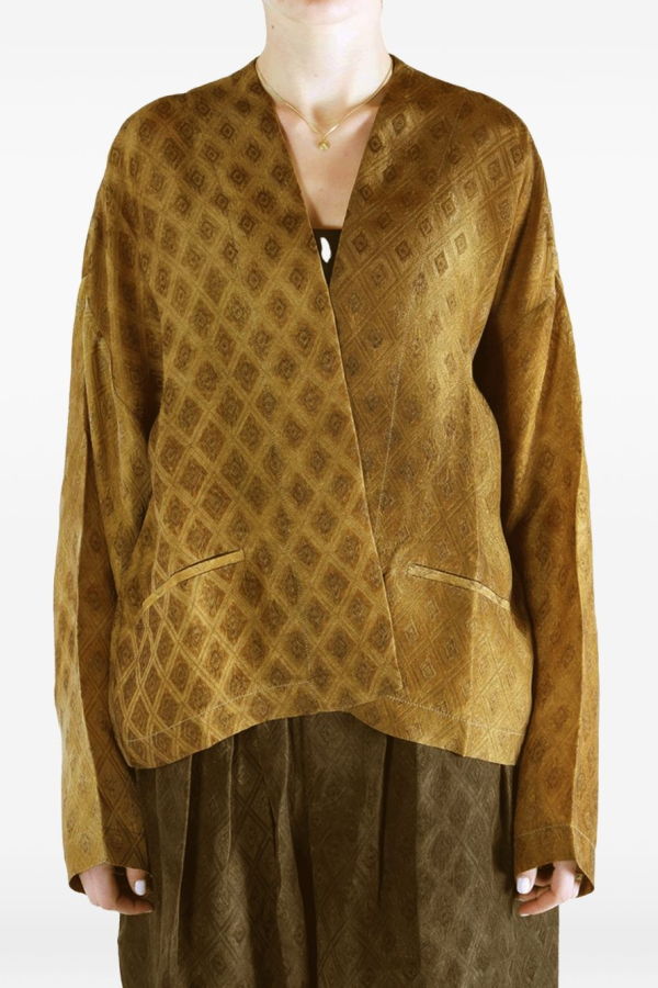 Uma Wang Long Sleeves Jacket - Mustard