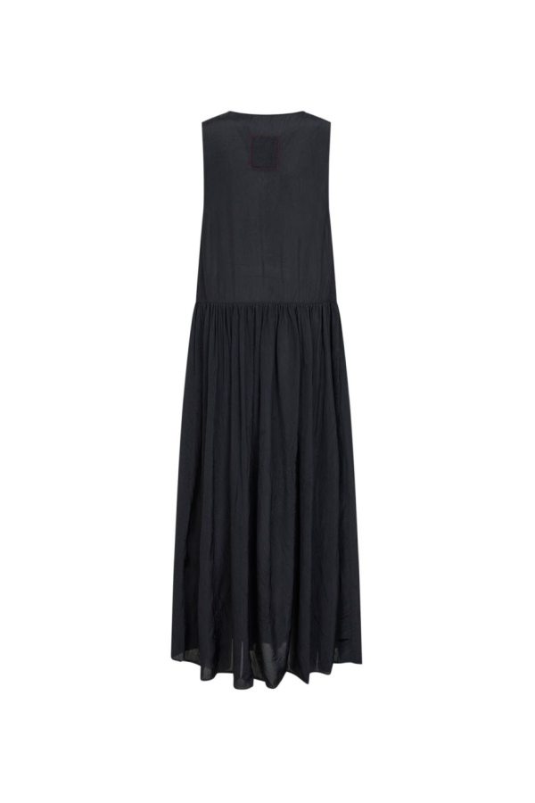 Uma Wang Sleeveless Stitching Dress - Navy