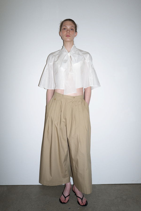 TheLoom Cotton Culotte Pants - Beige