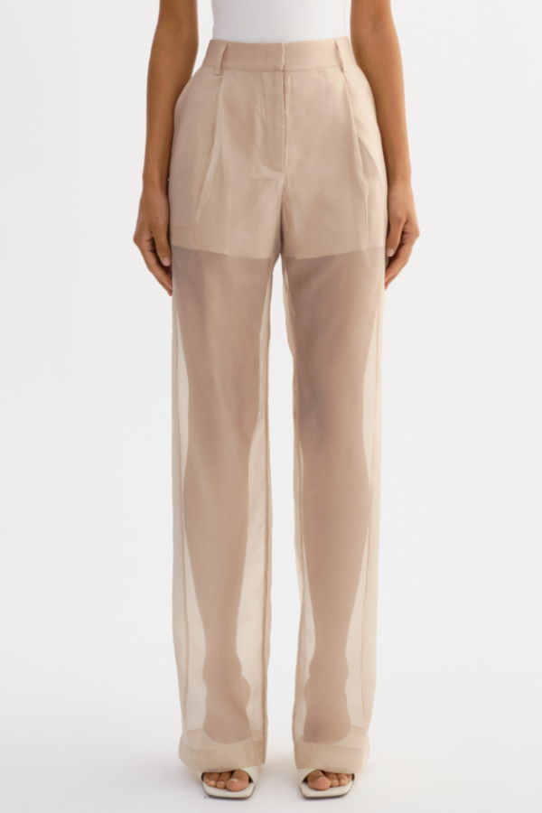 LAMARQUE Aloma Organza Pant - Beige