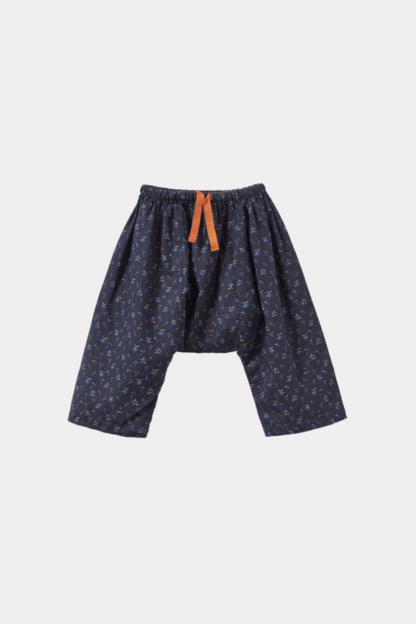 Caramel Linum Baby Trousers - Blue
