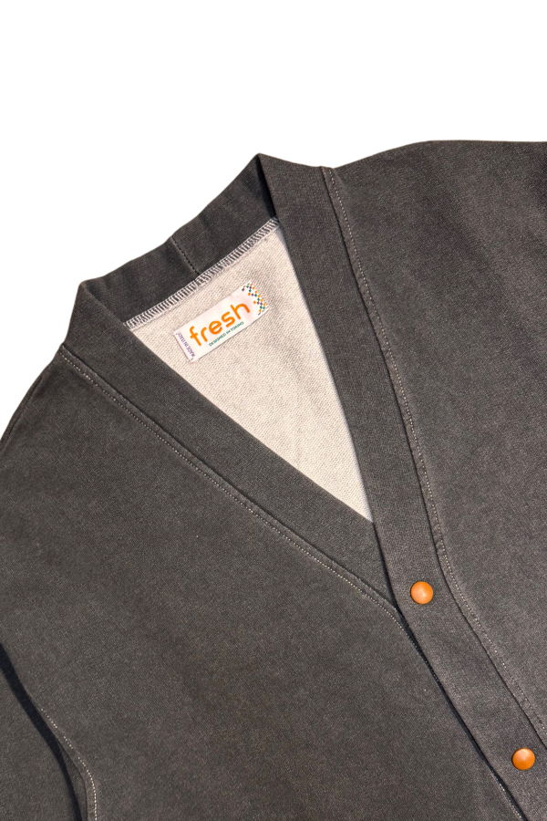 Fresh Tré Plated Cotton Cardigan