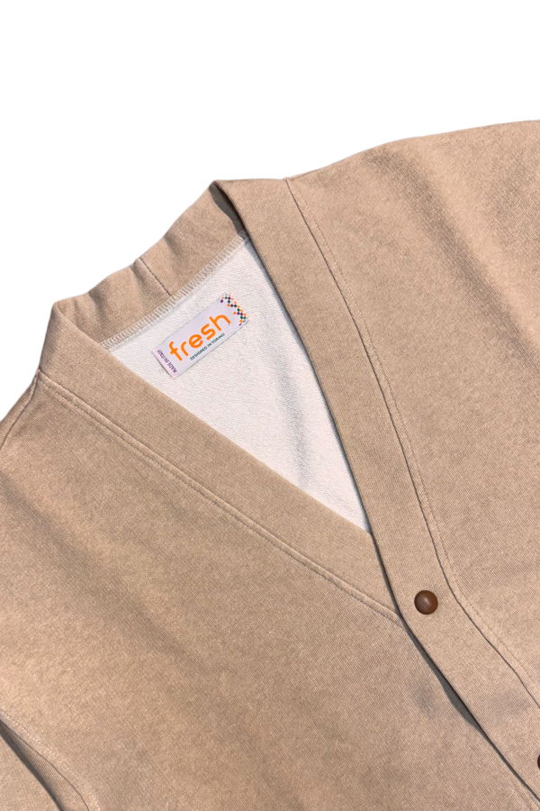 Fresh Tr Plated Cotton Cardigan