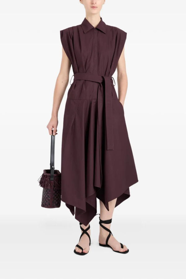 Proenza Schouler Adinna Dress - Aubergine