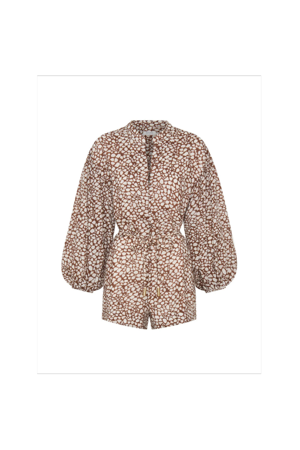 Kivari Solara Playsuit - Brown