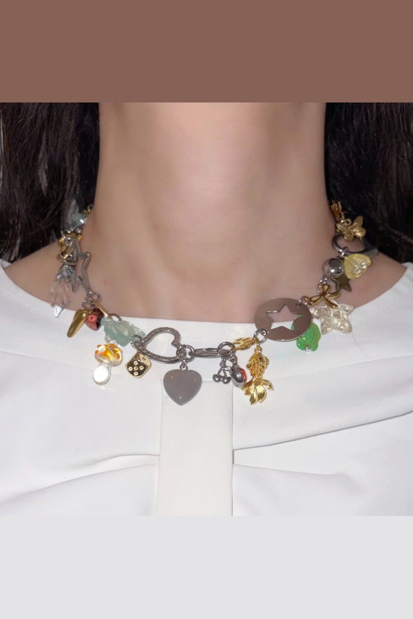 Marland Backus Kinetic Charm Necklace