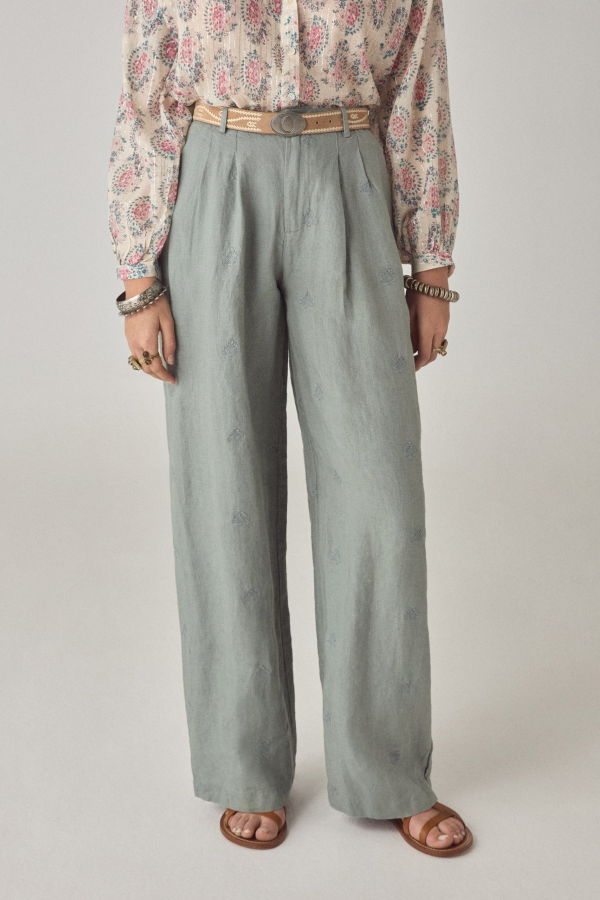 Maison Hotel Otto Linen Twist Pants