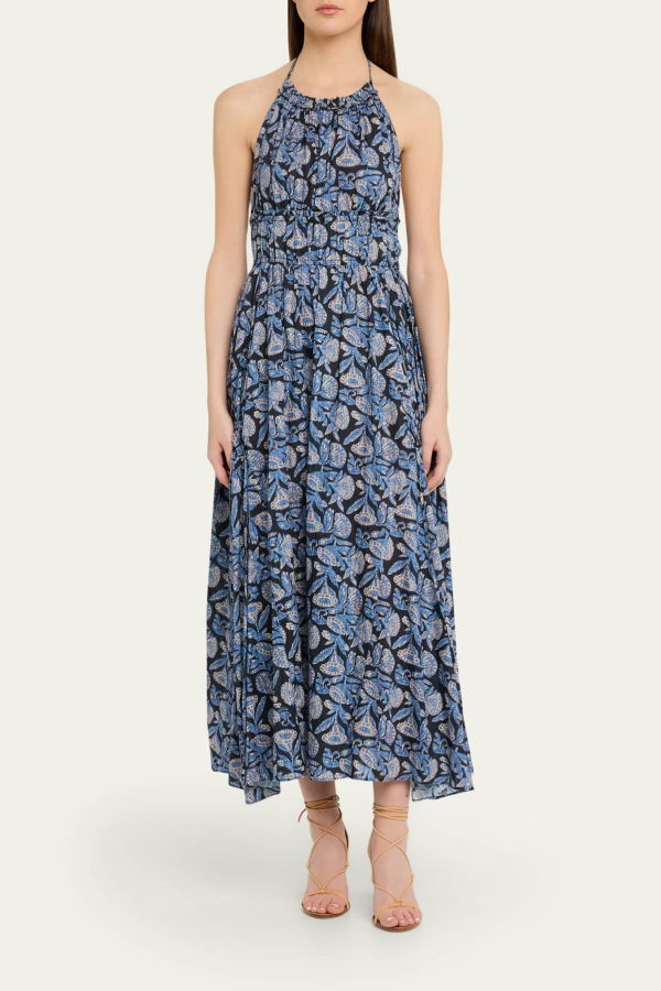 Ulla Johnson Anelise Halter Midi Dress