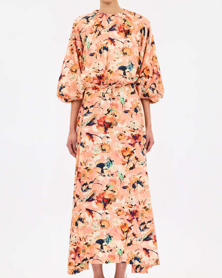 green emerald velvet dress Ulla Johnson Rose Dress Dawn Daw main image 0