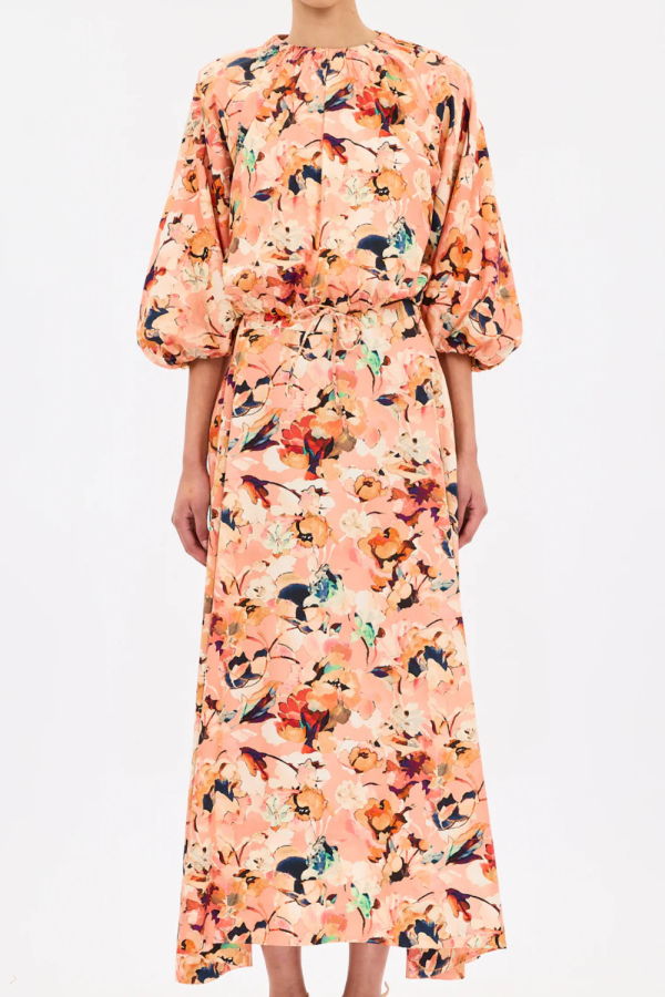 Ulla Johnson Lucie Floral Cotton Bubble Top