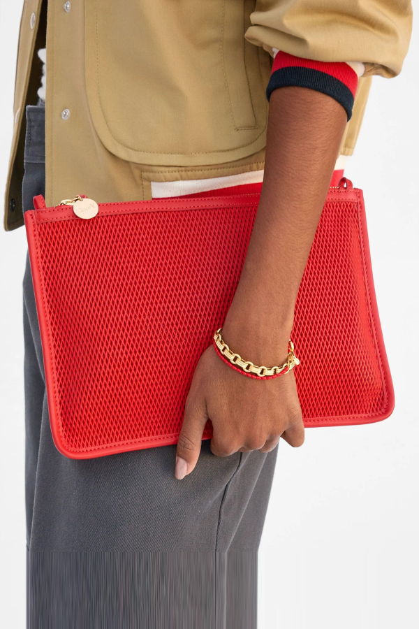 Clare V. Flat Clutch With Tabs