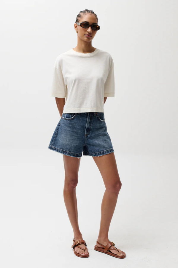 Pistola Saige High Rise A-Line Short - Wishbone