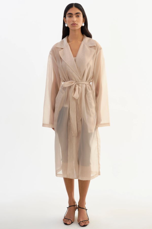 LAMARQUE Talise Organza Coat - Beige
