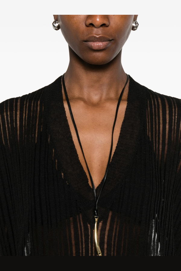 Uma Wang V-Neck Linen Top