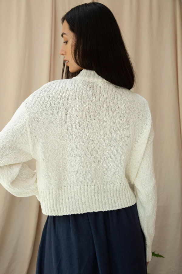 Beaumont Organic Sugi Cotton Linen Knit Cardigan