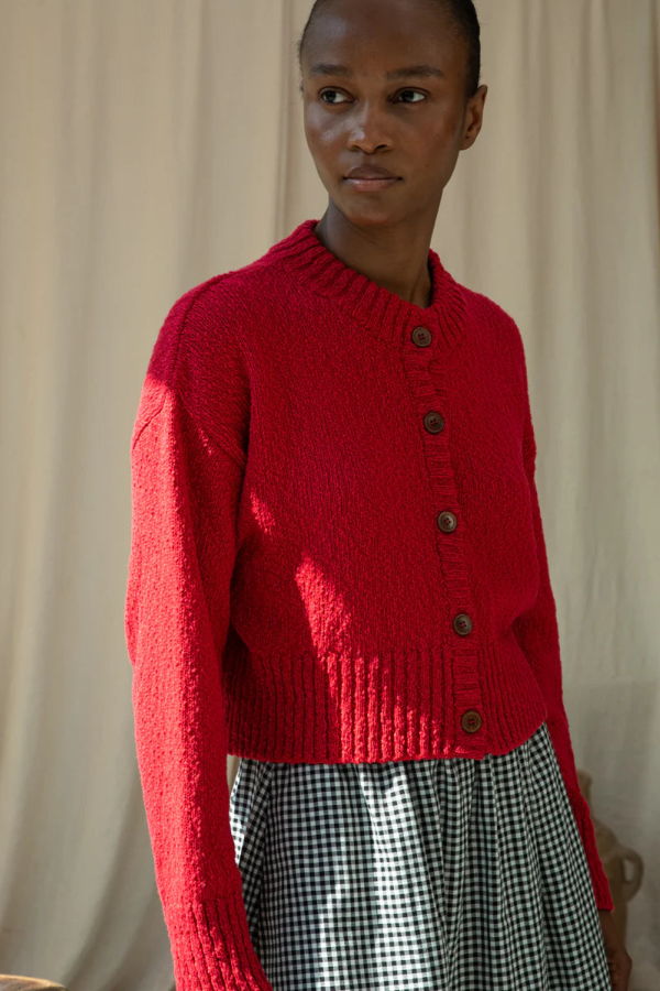 Beaumont Organic Sugi Cotton Linen Knit Cardigan