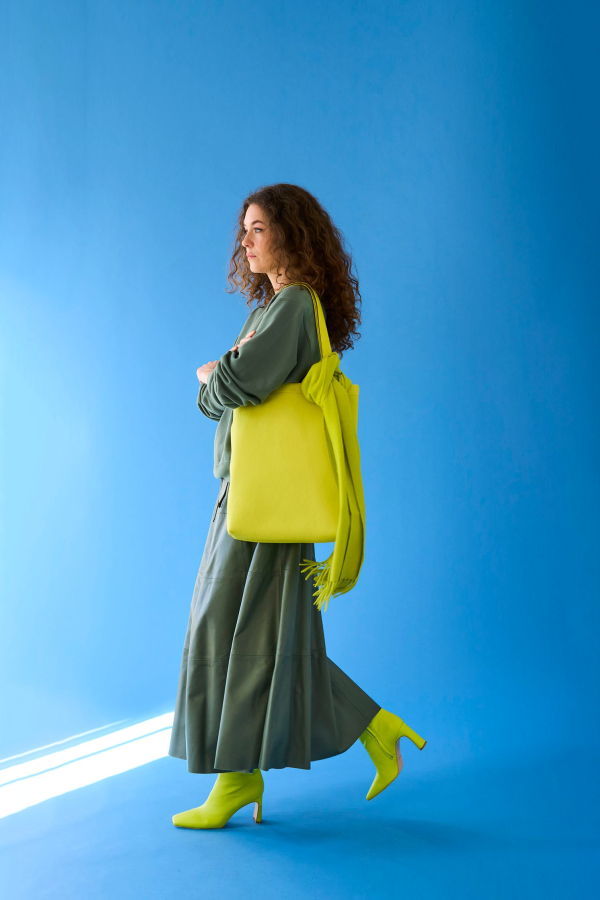 Tusk Ascot Zoya Simple Tote - Lime