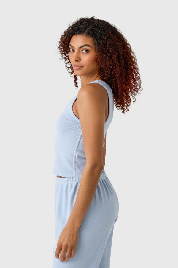 PERFECTWHITETEE Blondie Structured Rib Bra Friendly Tank