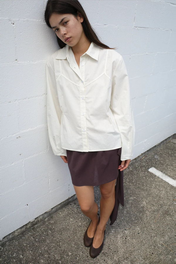 Deiji Studios Citrus Stripe Cami Overshirt