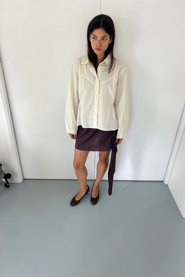 Deiji Studios Citrus Stripe Cami Overshirt