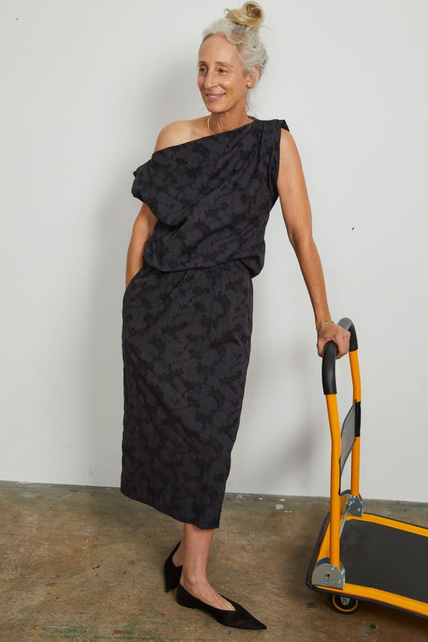 LWN Pinch Top Floral Jacquard