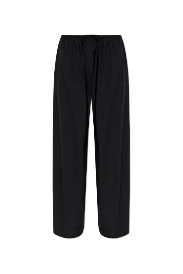 ALEXANDER WANG Mid-Rise Trackpants With Elasticated Waistband - Black