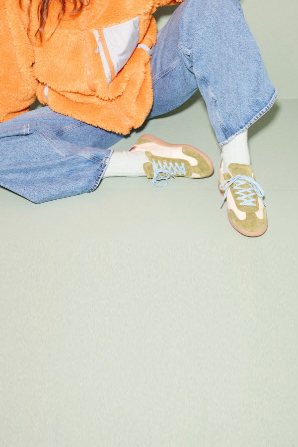 Freda Salvador Jackie Sneaker - Wasabi Suede