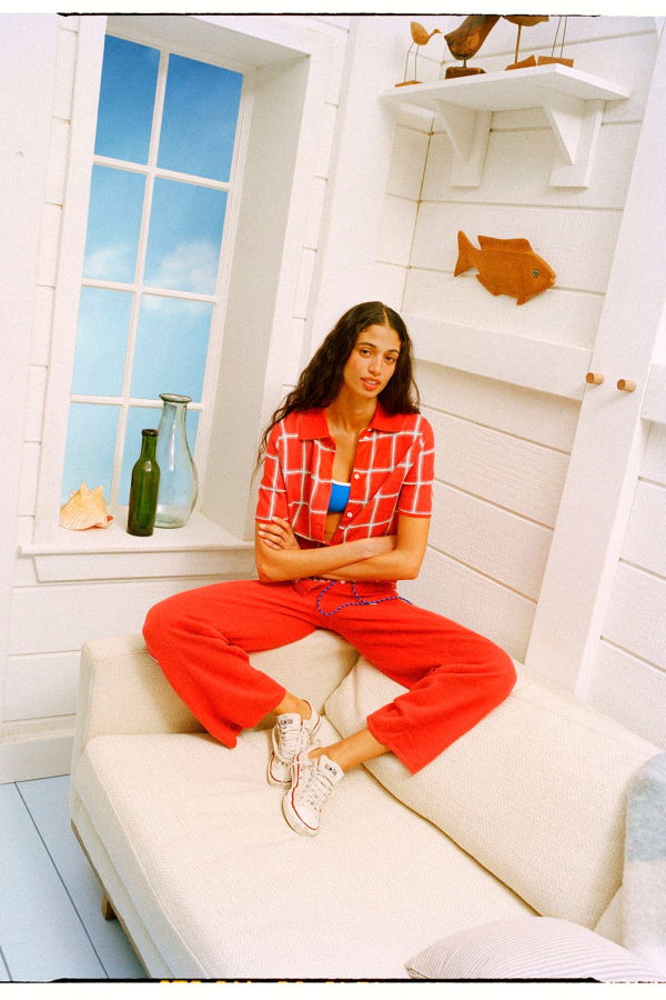 Guest in Residence Picnic Plaid Shirt