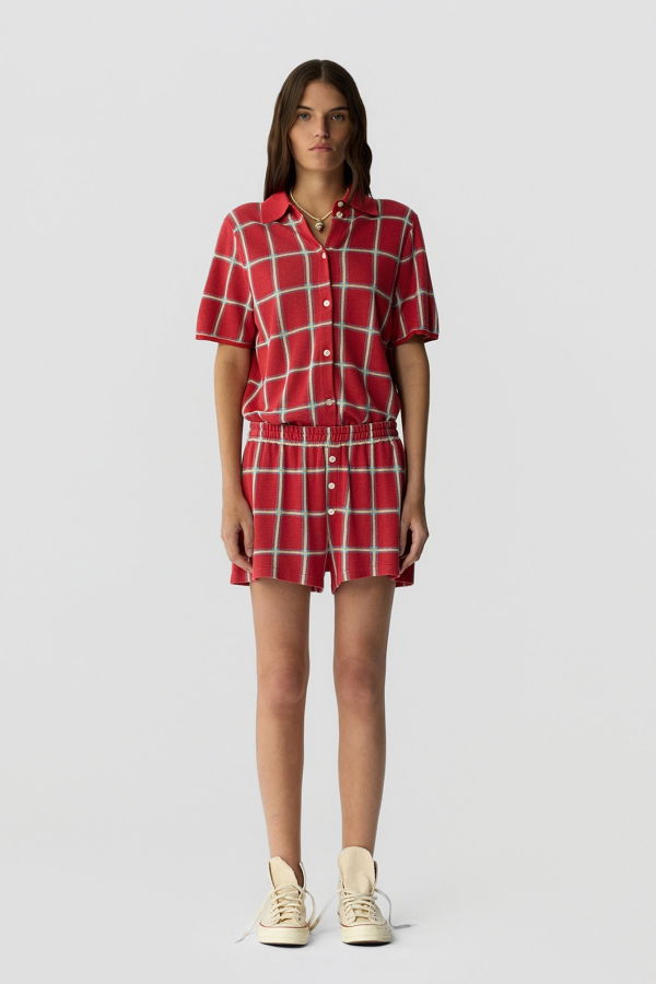 Guest in Residence Picnic Plaid Shirt