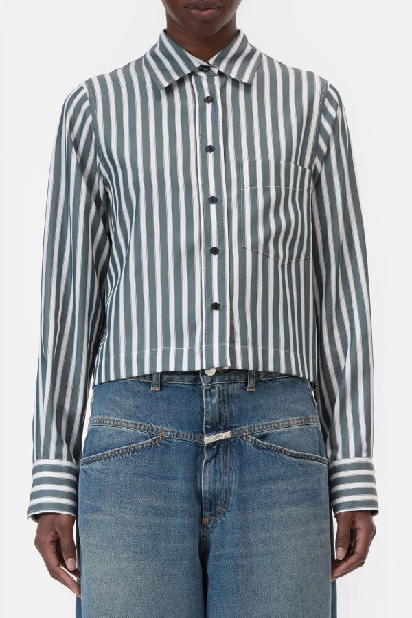 Closed Cropped Classic Shirt