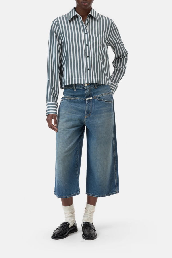 Closed Cropped Classic Shirt