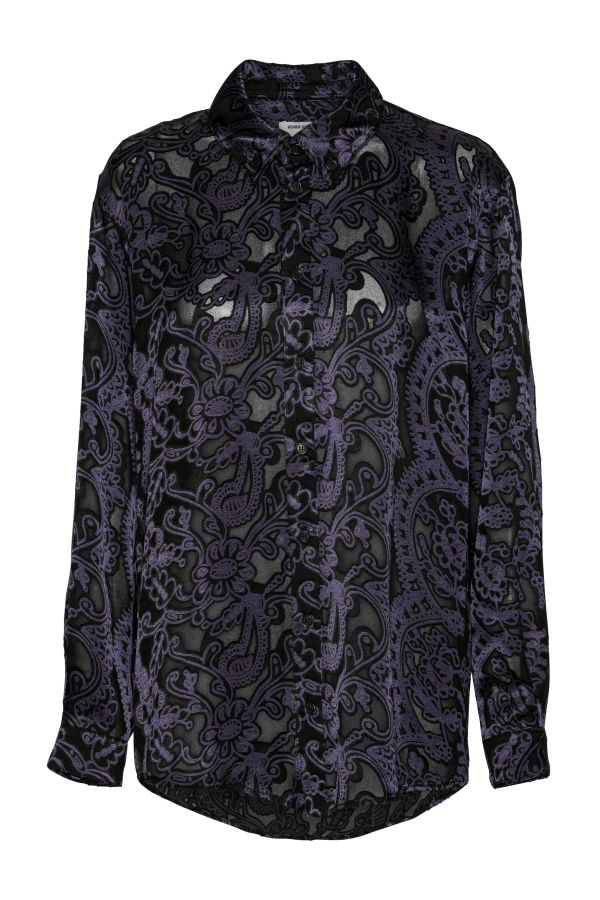 Henrik Vibskov Block Shirt Victorian Burnout