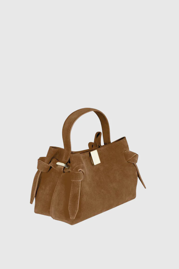 Yuzefi Mini Gyoza Bag - Cognac