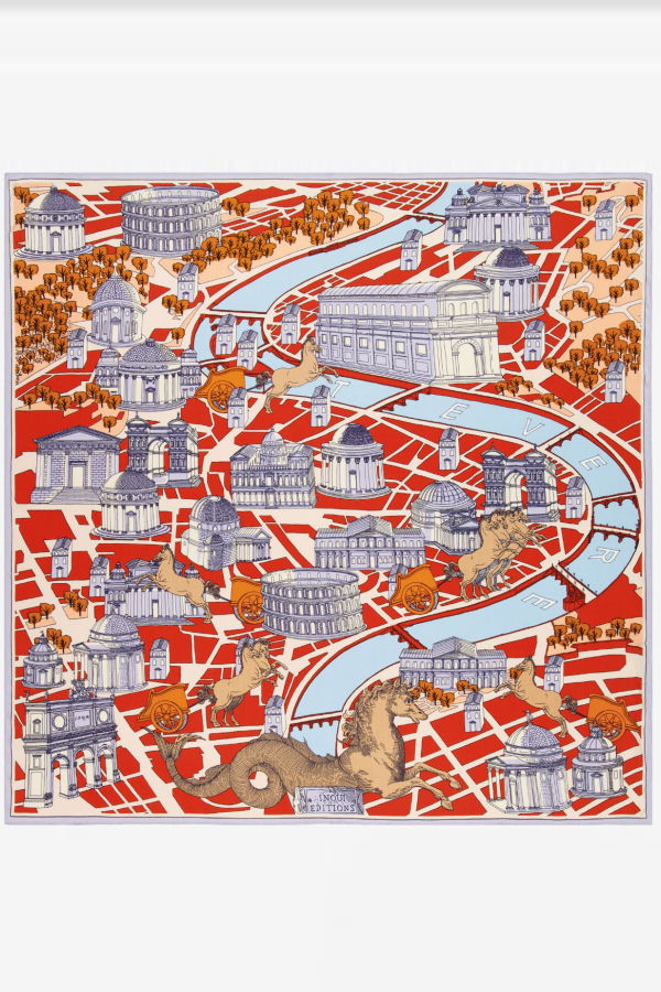 Inoui Editions Square 100 Rome Scarf