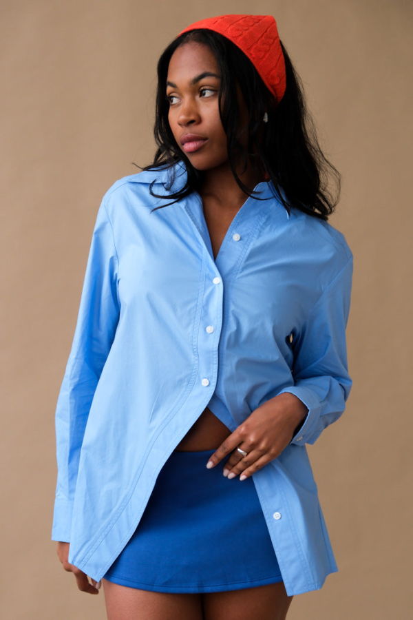 LAAGAM No Boyfriend Shirt - Blue