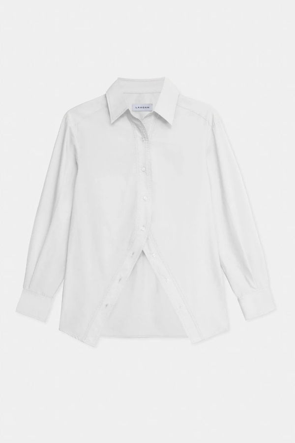 LAAGAM No Boyfriend Shirt - White