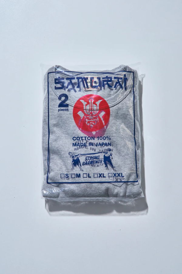 SAMURAI JEANS Crew Neck 2-Pack T-Shirt Plain